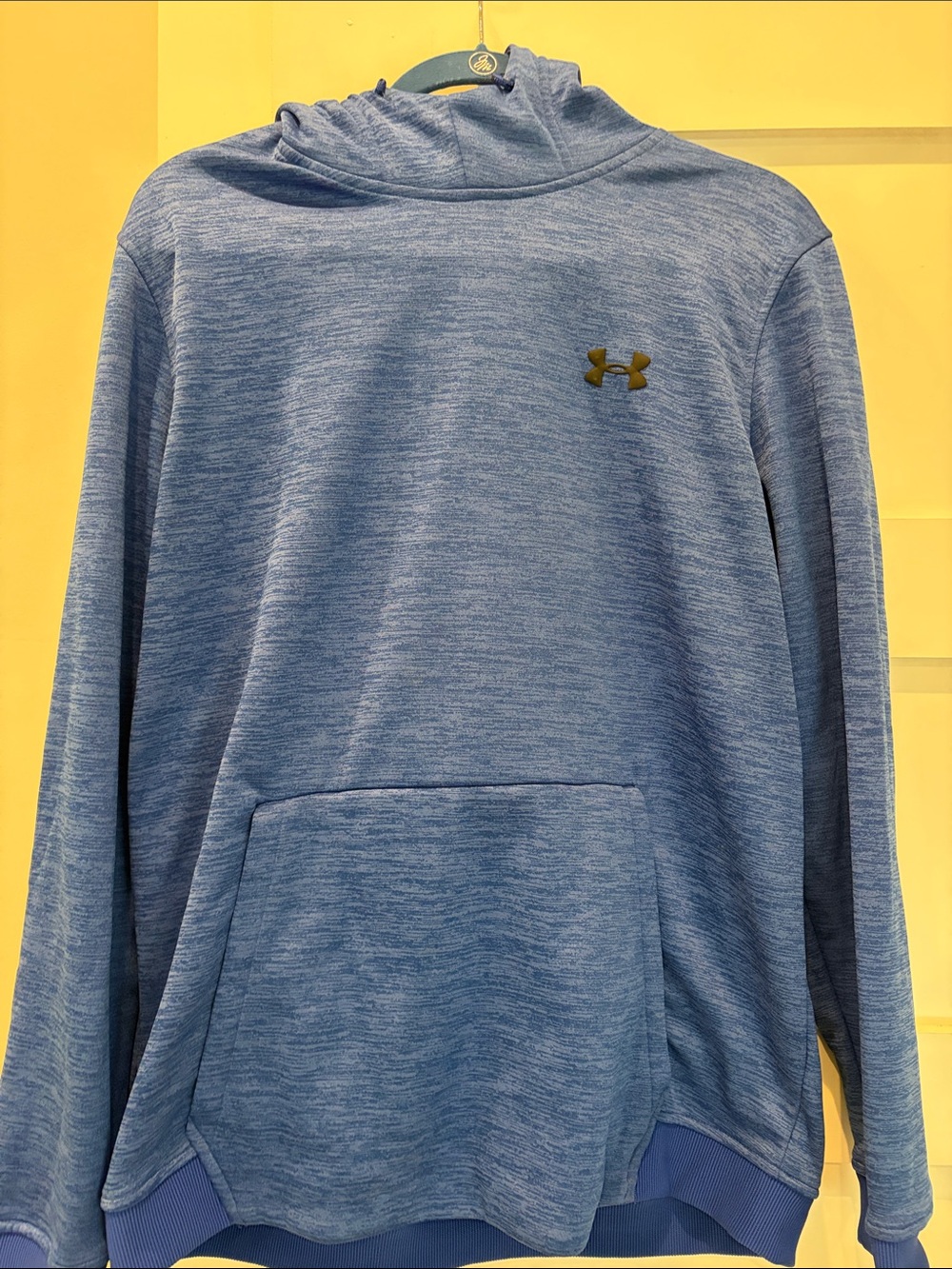 Under Armour Light Blue Heathered Crewneck Hoodie